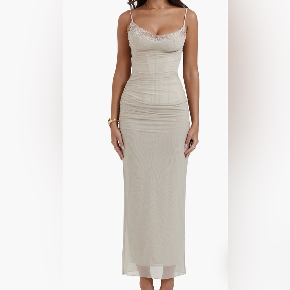 House of CB Nalini Sand Maxi Dress